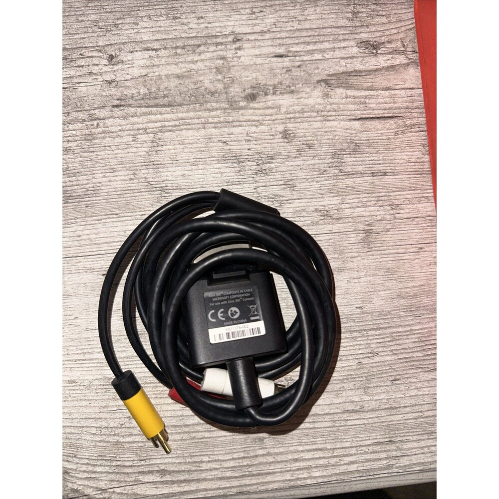 Official Microsoft Xbox 360 S Slim Audio Video AV Wire Cord!